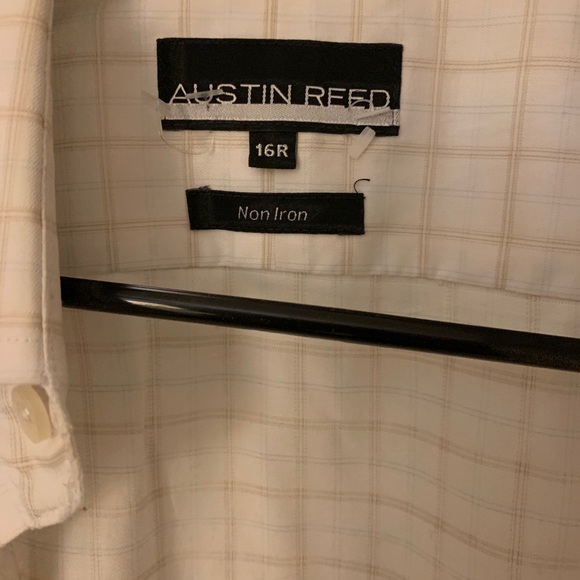 Stripe light yellow big-check patterned shirt - Picture 2 of 2